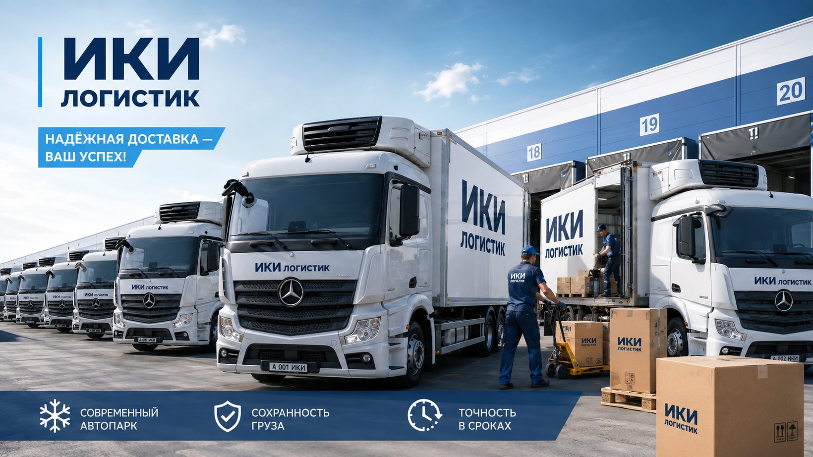 Линейка рефрижераторных автомобилей ИКИ ЛОГИСТИК